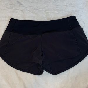 Lululemon, size-4, speed up 2.5 inch, color-black